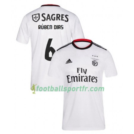 Tenue Benfica Lisbonne Ruben Dias 6 Extérieur 2018-2019 Maillot de Foot